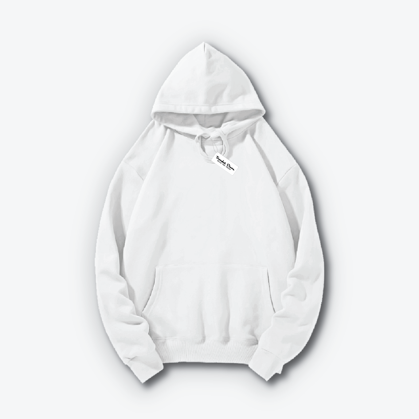 White Hoodie Trendat Store